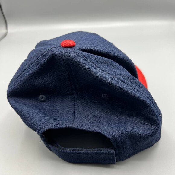 Vintage Atlanta Braves Hat Men Blue Red OC‎ Sports MLB Strap Back Cap New - Picture 4 of 8